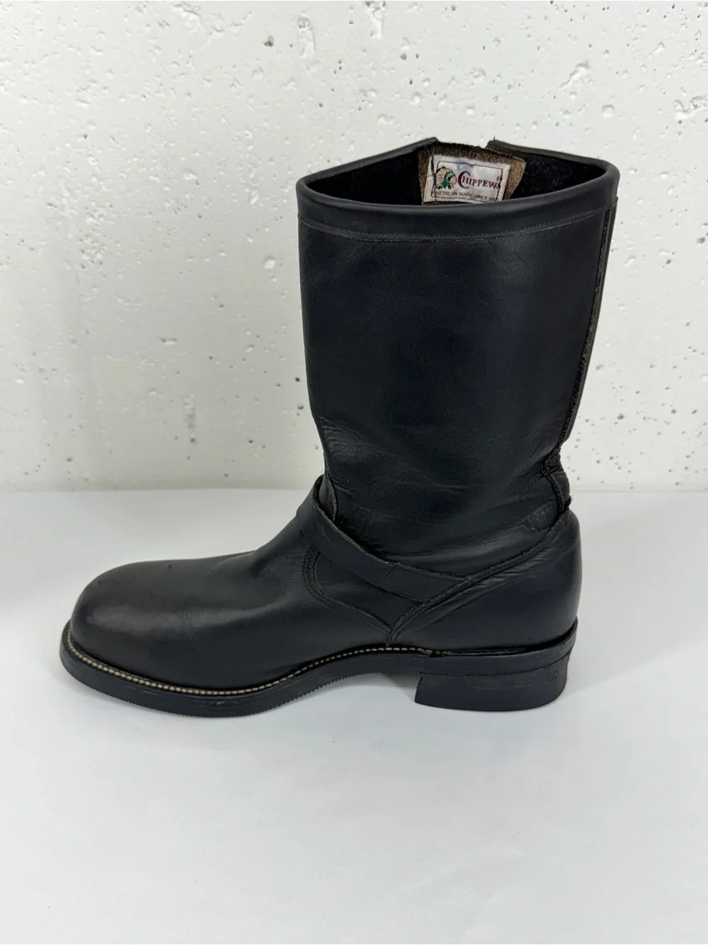 Vintage CHIPPEWA Men's Size 13 E Engineer Motorcycle Steel Toe Boots #27863